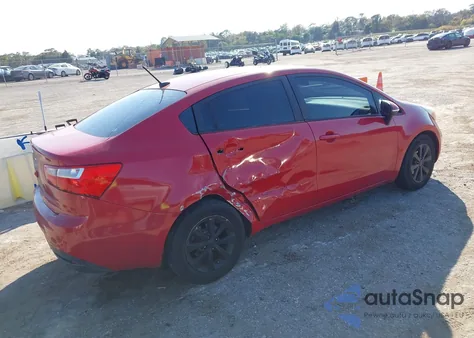 2012 Kia Rio Ex из США, поврежденный, VIN KNADN4A37C6095240